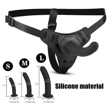 Adjustable Silicone Strap On Dildo Harness Set S M L Sizes Realistic Penis Panties for Women Lesbian Couples G-Spot Anal Vaginal