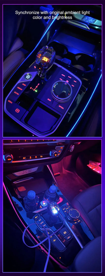 11 Colour Center Console Ambient Light Saddle light  for BMW 5 6 Series X3 X4 iX3, G30 G31 G32 G01 G02 G08 Ambient Light Upgrade