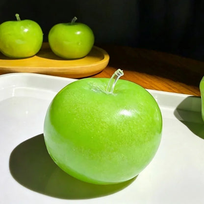 Green Apple Slushie Stress Ball Squishy Toy Crunchy Moldable Non-Bounce Sensory Fidget Toy Medium Grip Strength Training Gift