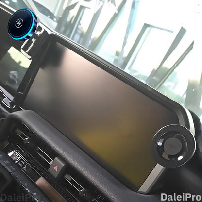 For Toyota Land Cruiser 250 Prado LC250 2024 2025 Double Phone Holder Car Multifunctional Storage Box Magsafe Wireless Charger