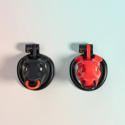 Cow Chastity Lock Traction CB Lock Male Lower Body Restraint BDSM Dog Collar Chastity Device Male Penis Chastity Cage Set