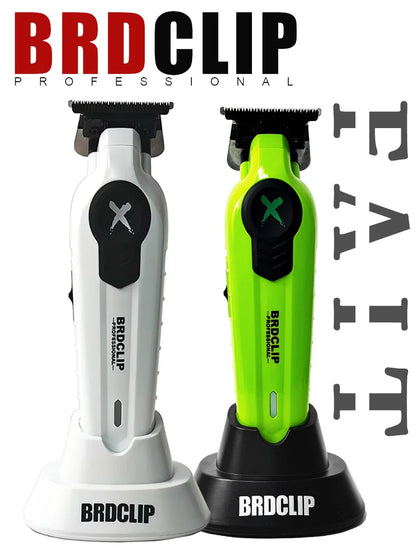 New 2026 BRDCLIP FA1T Green Professional Hair Trimmer Barber Carving Gradient Finish Machine Electric Clipper with Charger Stand