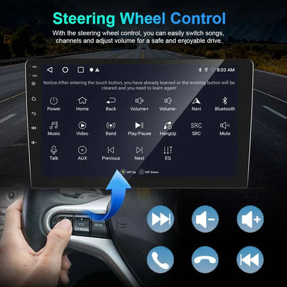 Android 14 car navigation 9 in built-in Carplay + Android auto / 4 + 64G + AHD camera + microphone For 2006-2011 Toyota Camry