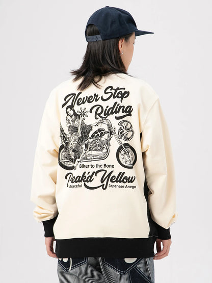 Monkey Store Autumn Winter Hoodie Unisex Casual Print round Neck Sweatshirt Warm Comfortable Cotton Long Sleeve Youth Fashion