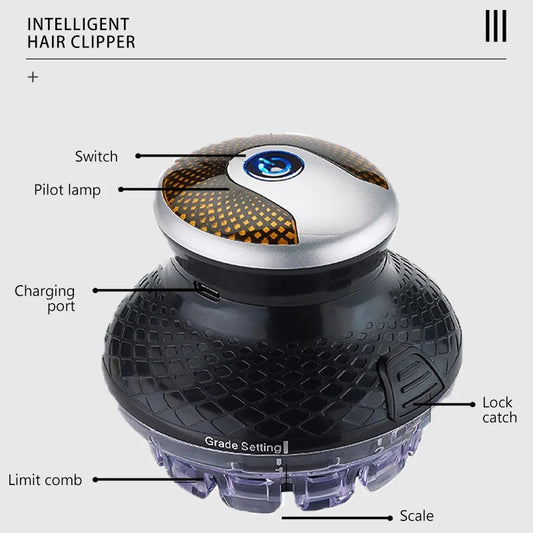 Hair trimmer UFO Electric Even Cut Rotary Hair Trimmer For Men Washable Rechargeable Hair Clipper Self-Haircut Shortcut Kit For