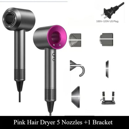 2026 Professional Leafless Wall-mounted Hair Dryer Negative Ion With Air Collecting Scattering Nozzle Salon Tool For Home Travel