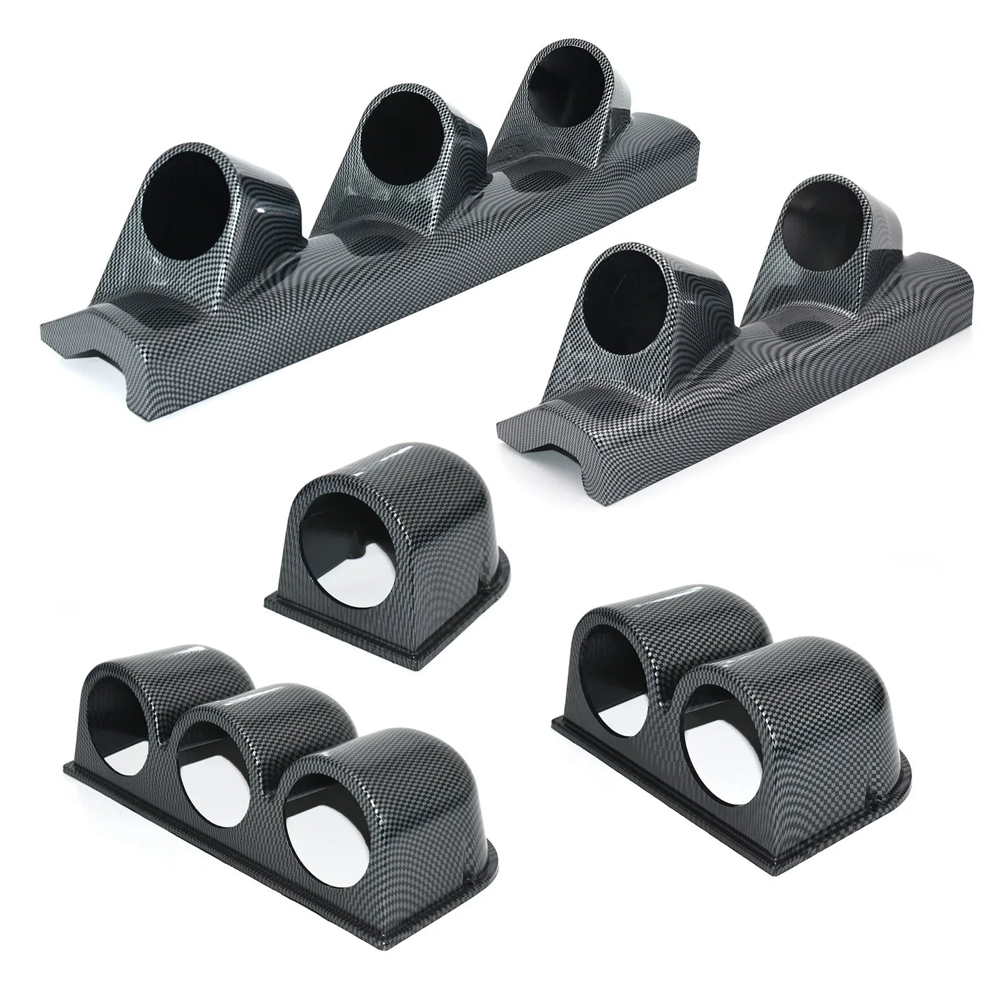 52MM Car Gauge Pod Black Single & Dual & Triple Hole Gauge Holder Racing Car Left Right Drive Bracket for 2 inch Meter Universal