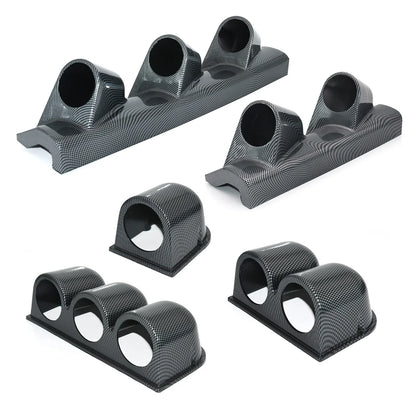 52MM Car Gauge Pod Black Single & Dual & Triple Hole Gauge Holder Racing Car Left Right Drive Bracket for 2 inch Meter Universal