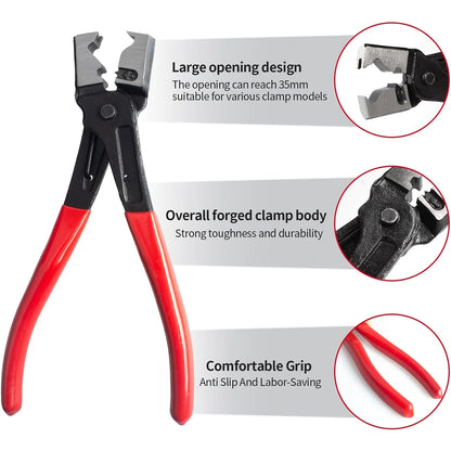 6pcs Electrical Disconnect Pliers for Cars, Automotive Electrical Plug Connector Disconnect Tool and Connector Separator