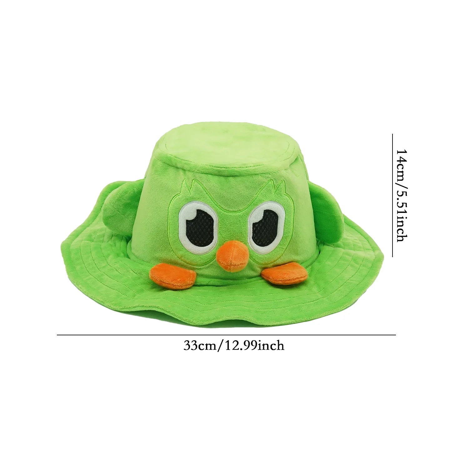 TreasuringU 2026 New Green Owl Plush Toy Kawaii Cute Bear Stuffed Dolls Cool Purple Girls Plushie Duobuff Children Birthday Gift