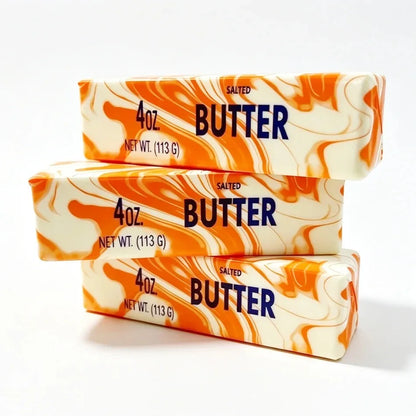 Simulation butter block squishy; four colors swirl cream shaped soft rubber stress relief toy; office desk ornament; gift