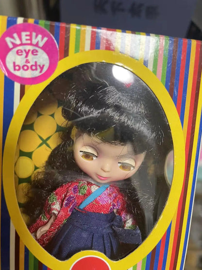 Vintage Blyth Classical BJD Doll Customized Dollette Girl Toy Body Moveable Handmade Figure Top Collection Art Orphan Aesthetics