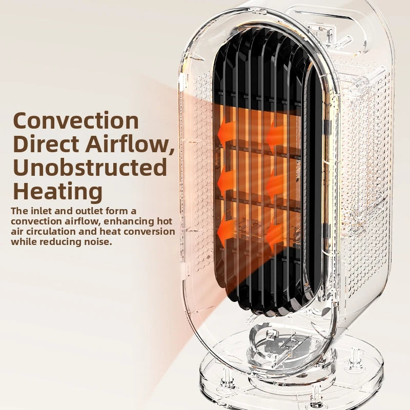 Space Heater Indoor Portable Electric PTC Heater Desktop Fast Warming Bedroom Office Sitting Room Instant Heating Space Heater