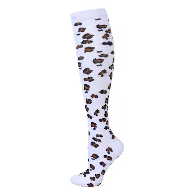 S-XXL Compression Socks Compression Socks for Varicose Vein Calf Riding Socks Stretch Open Toe Knee Socks