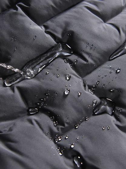 Waterproof Cotton Trousers for Men Winter Outdoor Sports Windproof Thermal Straight Leg Long Pants Casual Basic  Color