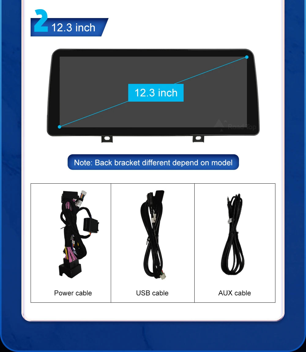 10.25 Inch Linux Display Multimedia Player For BMW Car 5 Series F10 F11 2011-2017 CIC NBT GPS Carplay Touch Screen