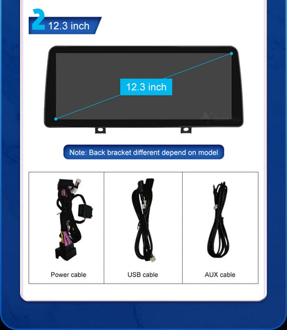 10.25 Inch Linux Display Multimedia Player For BMW Car 5 Series F10 F11 2011-2017 CIC NBT GPS Carplay Touch Screen