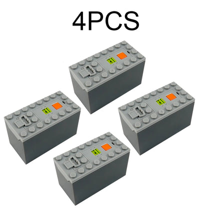 88000 AAA Battery Box Power Functions Set for MOC Trains/Cars - Compatible with Legoeds Building Blocks