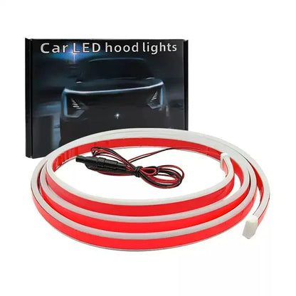 FOR	Kia	Sorento	2003-2024	New upgrade LED Daytime Running Light Scan Starting Car Hood DRL Guide Decorative Ambient Lamp 12V