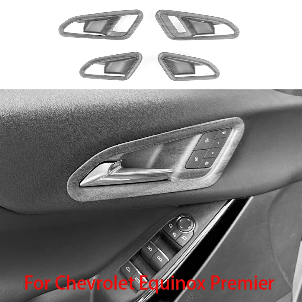 For Chevrolet Equinox Premier 2025 2026 Inner Door Handle Bowl Frame Cover Trim Automotive Interior Accessories LHD