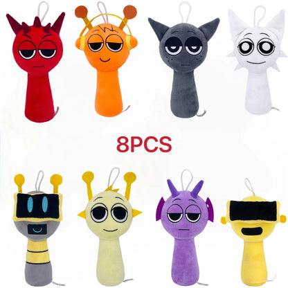 Sprunki Plush Toys Sprunki Plushie Doll Singers Oren Wenda Game Cartoon Stuffed Pillow Kids Birthday Christmas Gifts
