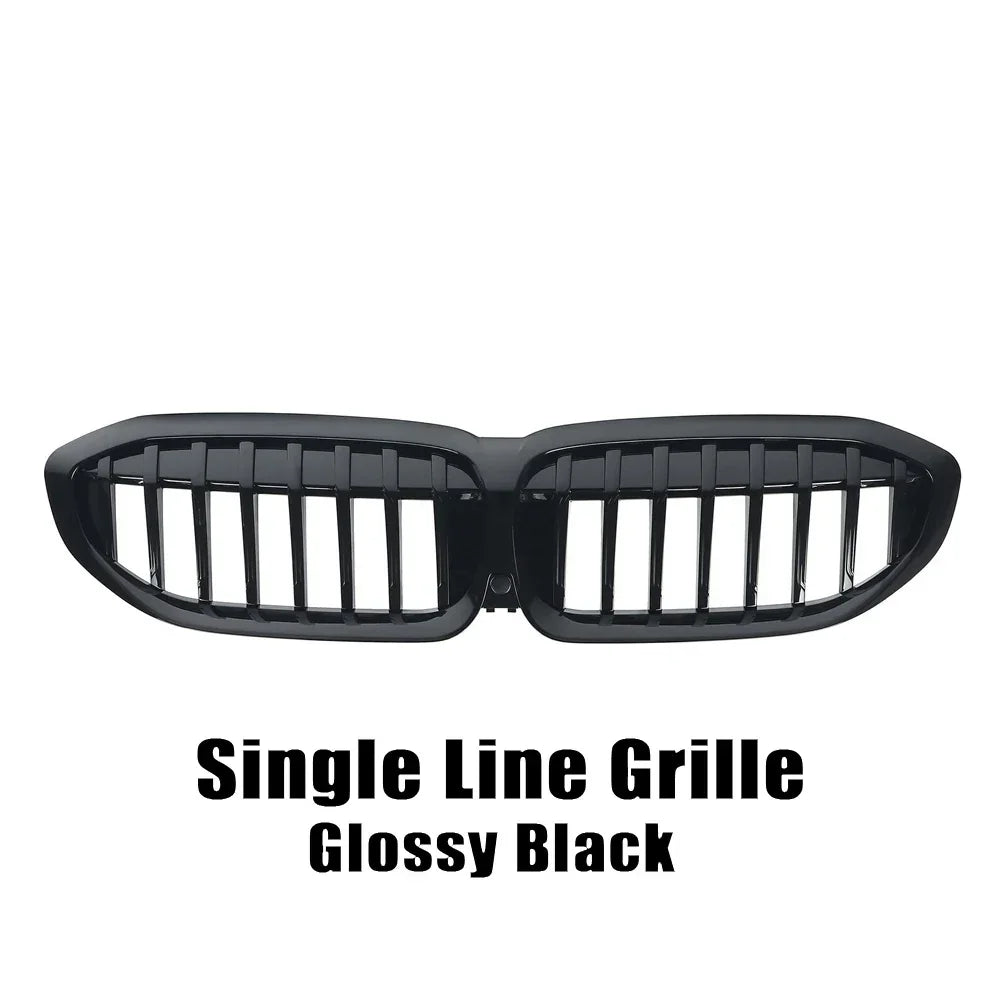 XVIP Front Bumper Kidney Grill Diamonds Style Grille For BMW 3-Series G20 G21 2019-2022 318i 320i 320d 330i 340i 340d M Sport