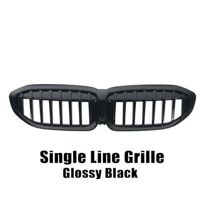XVIP Front Bumper Kidney Grill Diamonds Style Grille For BMW 3-Series G20 G21 2019-2022 318i 320i 320d 330i 340i 340d M Sport