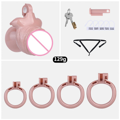 FRKO Lightweight Mens Chastity Strap Cage 4 Size Lockcock Rings Negative Chastity Insert BDSM Adult Games CBT Sex Toys 정조대 18+