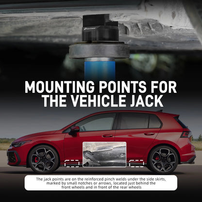 BEVINSEE Jack Pad Adapter for Audi A3 8V for VW for Golf MK7 MK7.5 for Golf 8/8.5 for Golf MK6