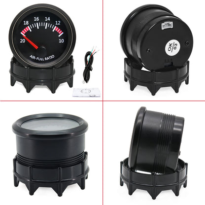 2'' 52mm Racing Car Indicator Water Temp Gauge Oil Temp Meter Voltmeter Oil Press Vacuum Boost Air Fuel Ratio EGT Instrument