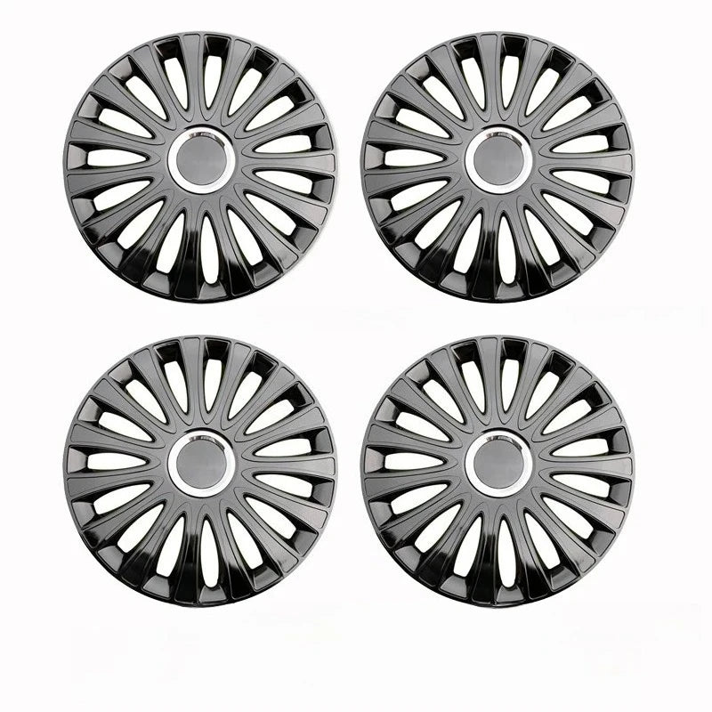 R15 Inch  4PCS Car Universal Wheel Cover Hubcap Replacement Hub Caps Wheel Rim Cover Tire Accessories Snap on SUV Truck