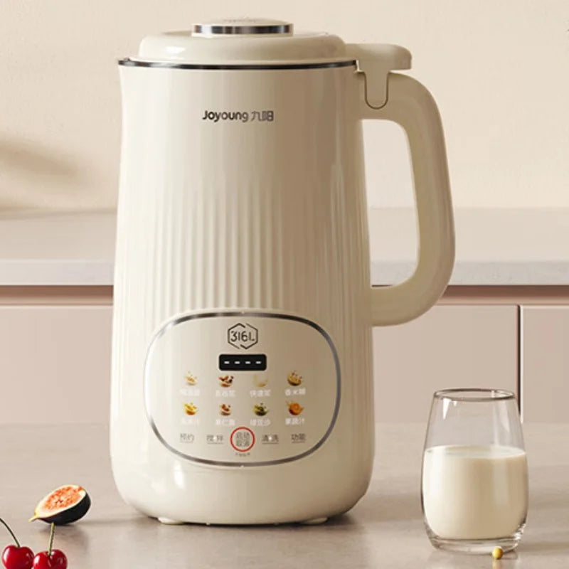 1.4L Stainless Steel Soy Milk Maker with 316L Self-cleaning and Reservation Function DJ14X-D664 for Home Use 220V