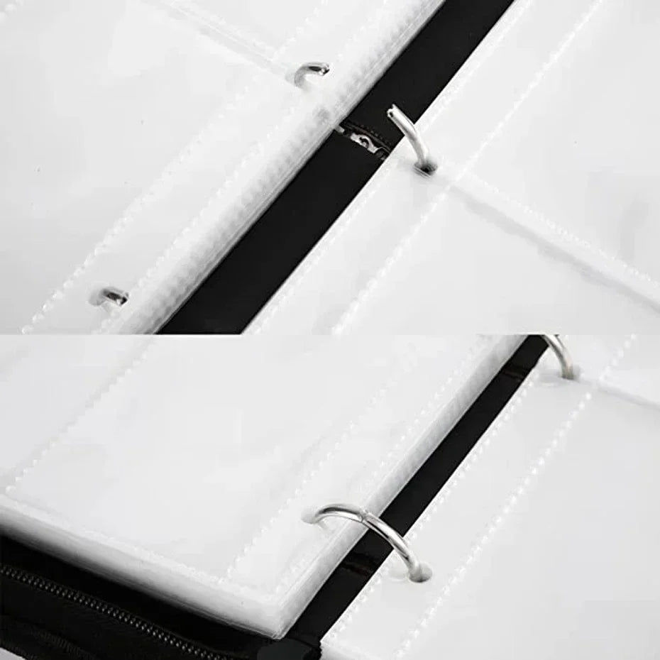 Binder 400PCS Pokemones Card Album Collection Book Anime Figure Album PU Zipper Photo Album Hobby File Kids Toy Gifts