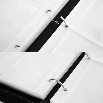 Binder 400PCS Pokemones Card Album Collection Book Anime Figure Album PU Zipper Photo Album Hobby File Kids Toy Gifts