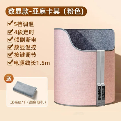 220V Electric Foot Warmer Under Desk Heating Pad for Office Winter Warmth Leg Heating Blanket CDB