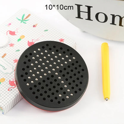 Magnetic Drawing Board Magnetized Board For Children Travel Activities Montessori Education Toy Magnet Ball Pad Magnetic Stylus