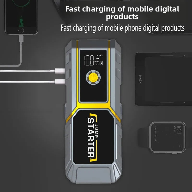NEW 12V Petrol Diesel Car Jump Starter Power Bank Car Emergency Power Supply Battery Connection Ignition starter 점프스타터