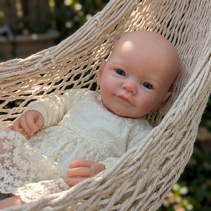 18 Inch August Silicone Bebe Reborn Doll Handmade Soft Touch Newborn Baby Doll For Birthday Gift