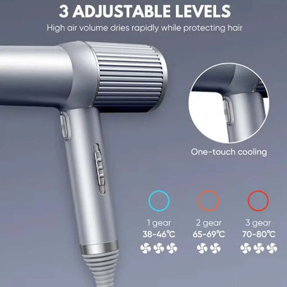 Professional Negative Ions Powerful Fast Dry Low Noise Blow Hair Dryer portable Dryer Hair Tools