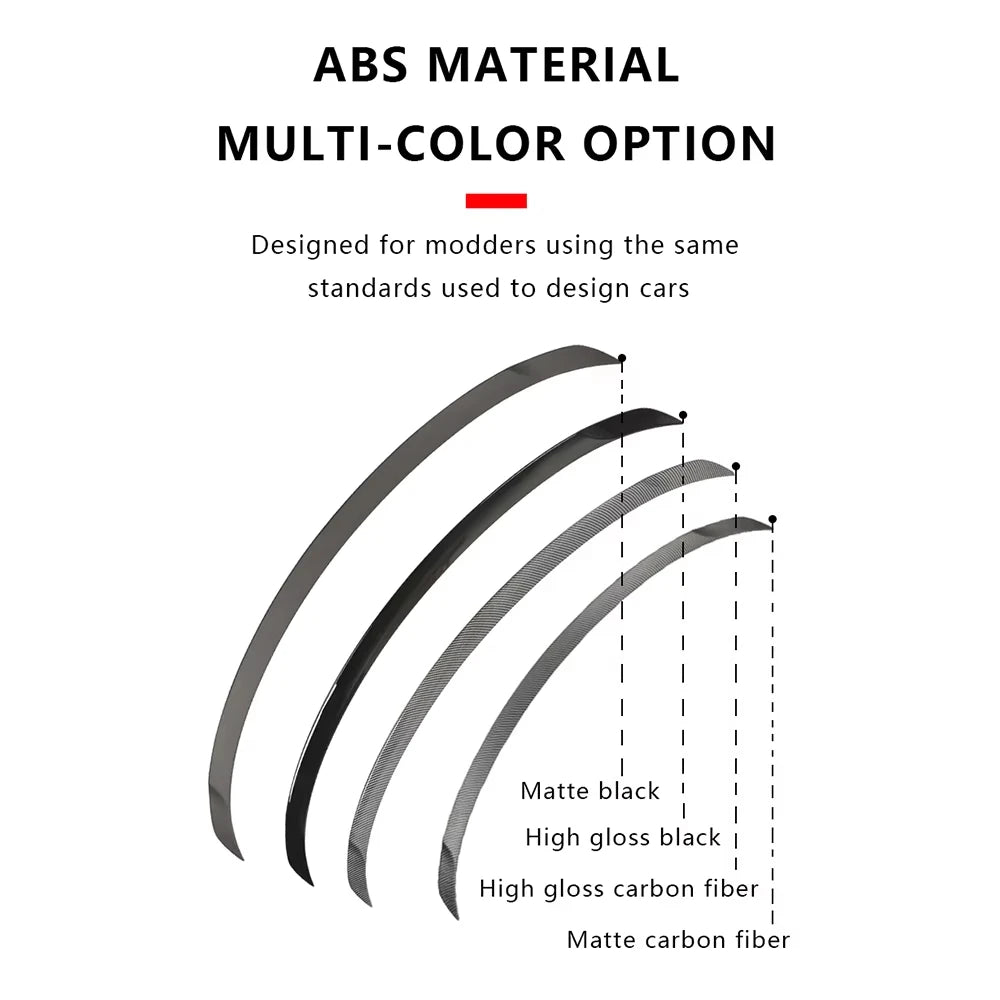 SUNTE Car ABS Spoiler For Tesla New Model Y 2025 2026 Juniper Original High-performance Carbon Fiber Accessories