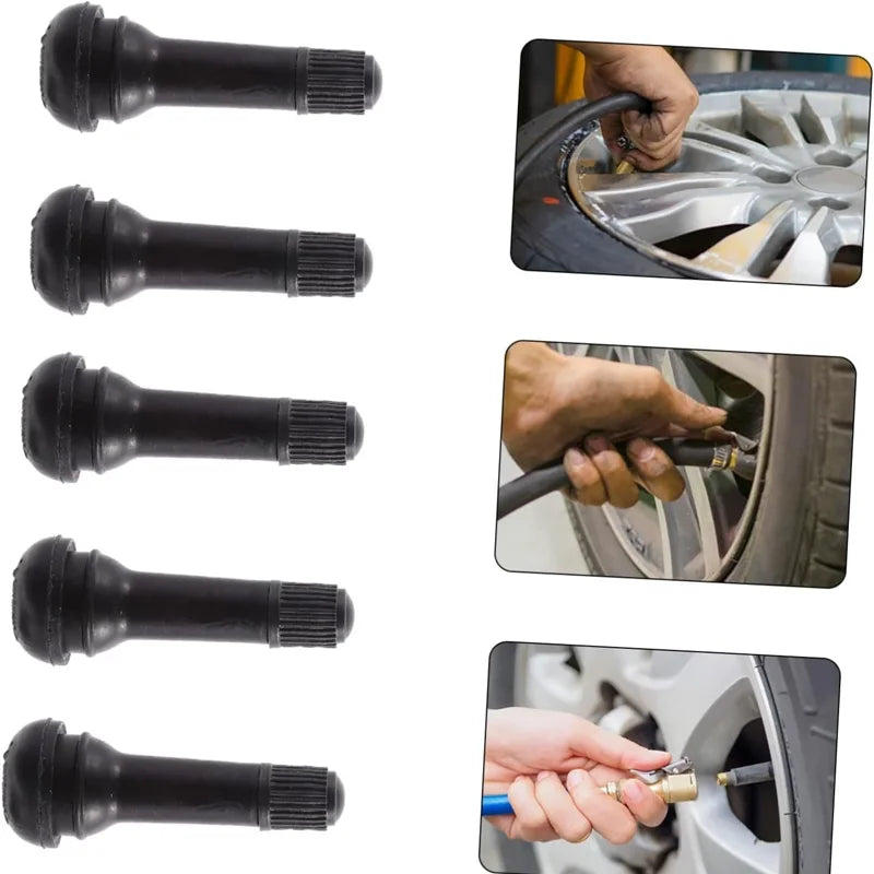 Tubeless Valve Tire Stem Car Replacement Tire Valve Stem Cap Tire Cap 10pcs