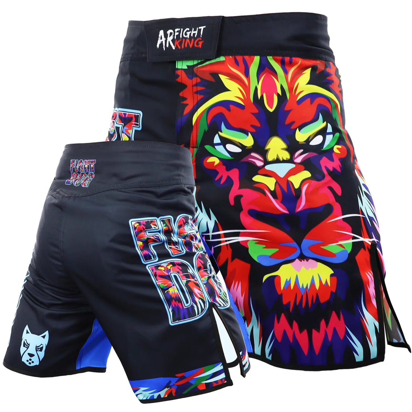 Fighter Jujitsu Sports 5-point Length Shorts Gym Jujitsu Taekwondo Thai Boxing Shorts Fighter Dress MMA Boxing Pants Size XXS-XL