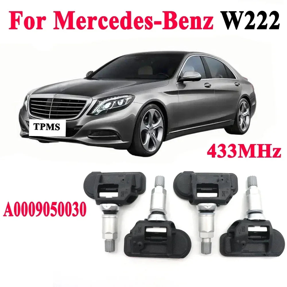 1/4PCS NEW Car A0009050030 TPMS Tire Pressure Monitor Sensor For Mercedes-Benz S-Class W222 2013-2020