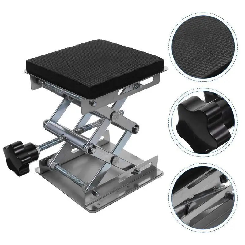 Jack Stand Scissor Platform Lift Lab Lifting Laboratory Table Mini Support Labs Scientific Metal Supplies Car Hydraulic The