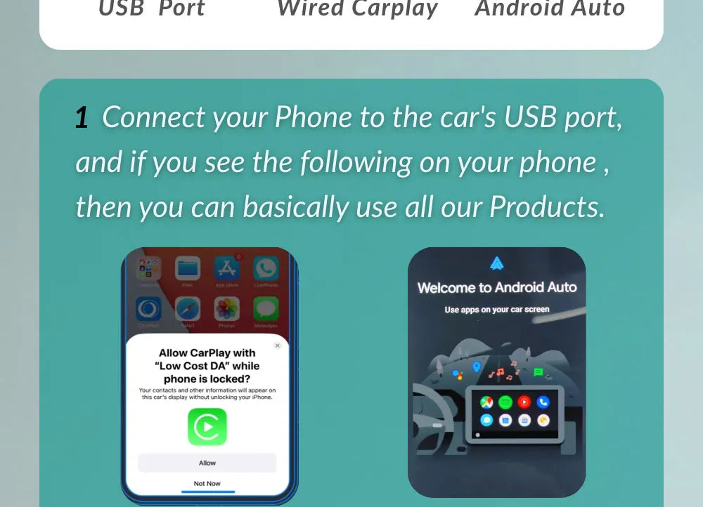 Ottocast Express Mini Dot Wireless Carplay Adapter Android Auto Dongle Wired to Wireless WiFi 6 Plug & Play for Audi Kia