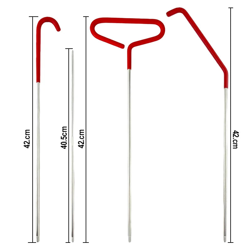 22PCS Car Door Tool Kit Inflatable Air Pump Auto Window Door Open Fixing Gripper Tools Long Reach Kits with Carrying Bag