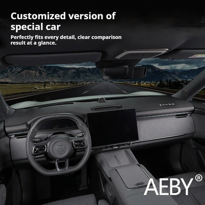AEBY For ZEEKR 7X 2024 2025 Dashboard Sunshade Mat Anti-Dust Anti-UV Glare Reduction Cover Car Dash Pad Interior Accessories
