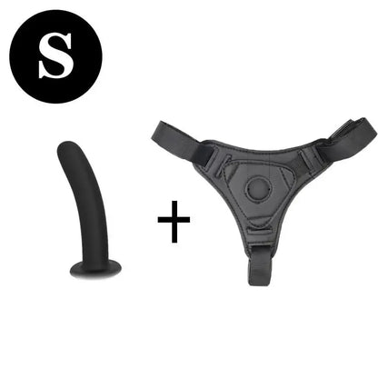 Adjustable Silicone Strap On Dildo Harness Set S M L Sizes Realistic Penis Panties for Women Lesbian Couples G-Spot Anal Vaginal