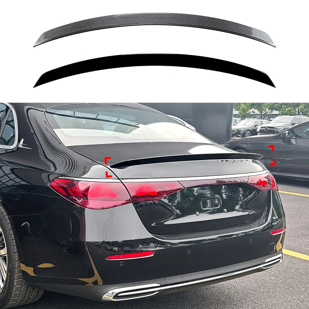 Car Rear Trunk Wing For Mercedes-Benz E Class W214 E260 E300 E53 E63 2024+ For AMG Splitter Spoiler Tail Wing Body Kit Trim