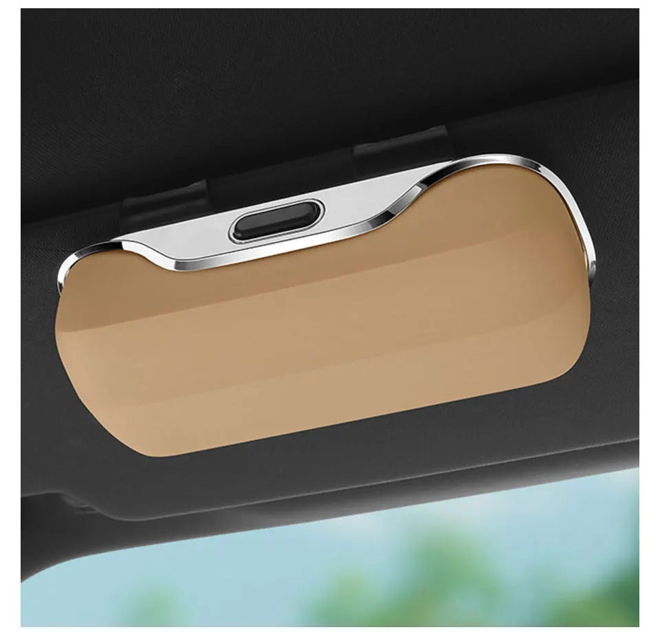 For Xpeng G6 P7 P7i X9 G3 G3i G9 P5 X2 N5 F30 H93 Car Visor Glasses Case Portable Accessories Sunglasses Holder Eyeglasses Box